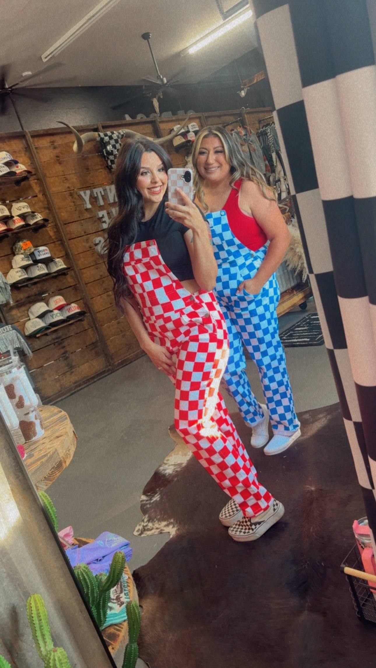 Red Checkered Overallz