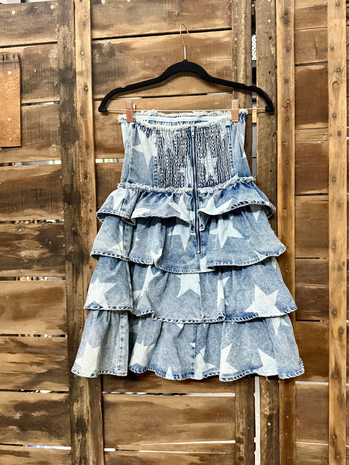 Denim Star Dress