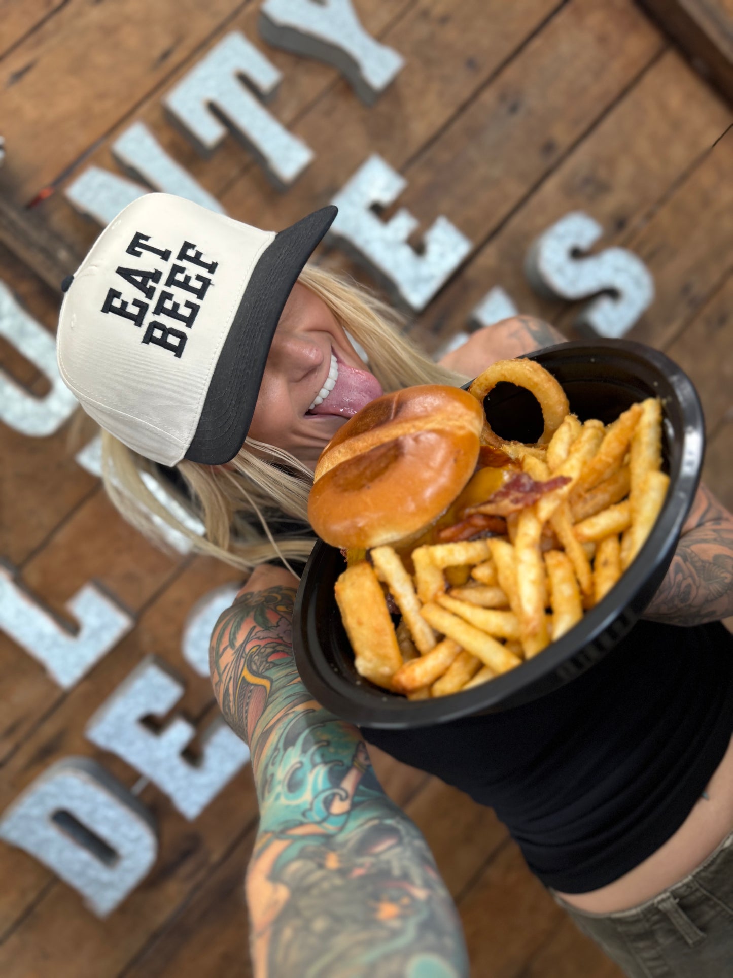 Eat Beef Snapback