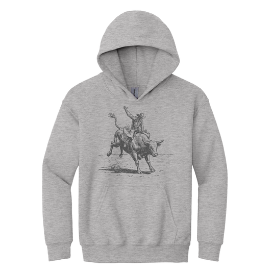 Bull Rider Youth Hoodie