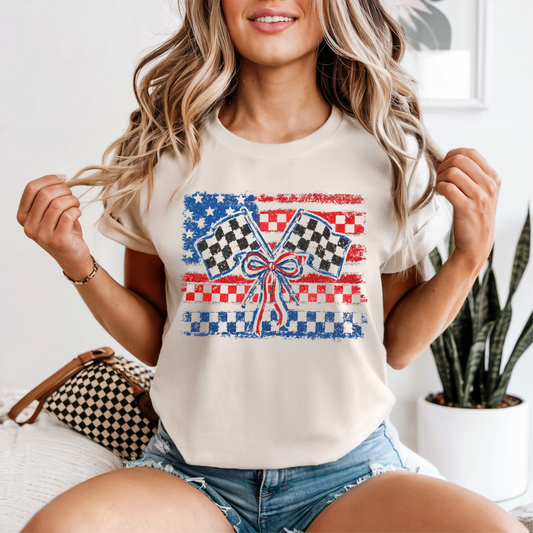 Merica Checkz Tee