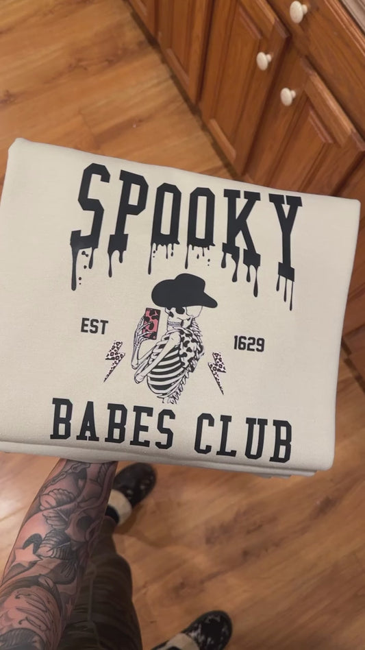 Spooky Babes Club Crewneck