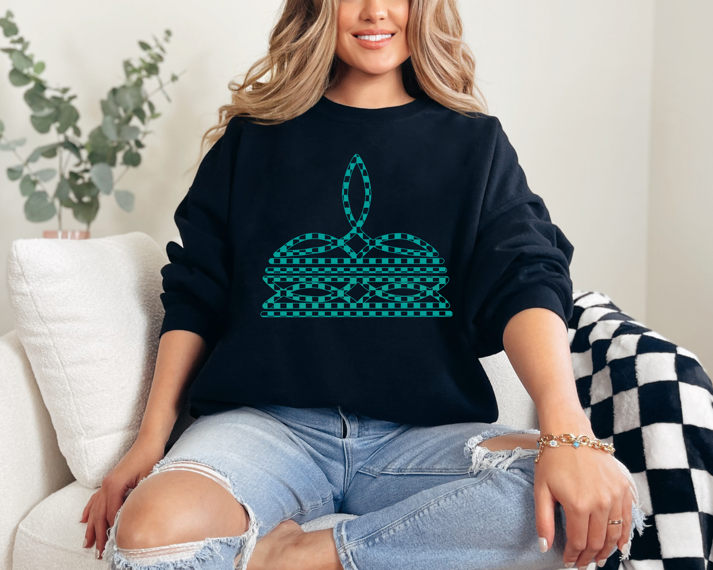 Boot Stitch Crewneck
