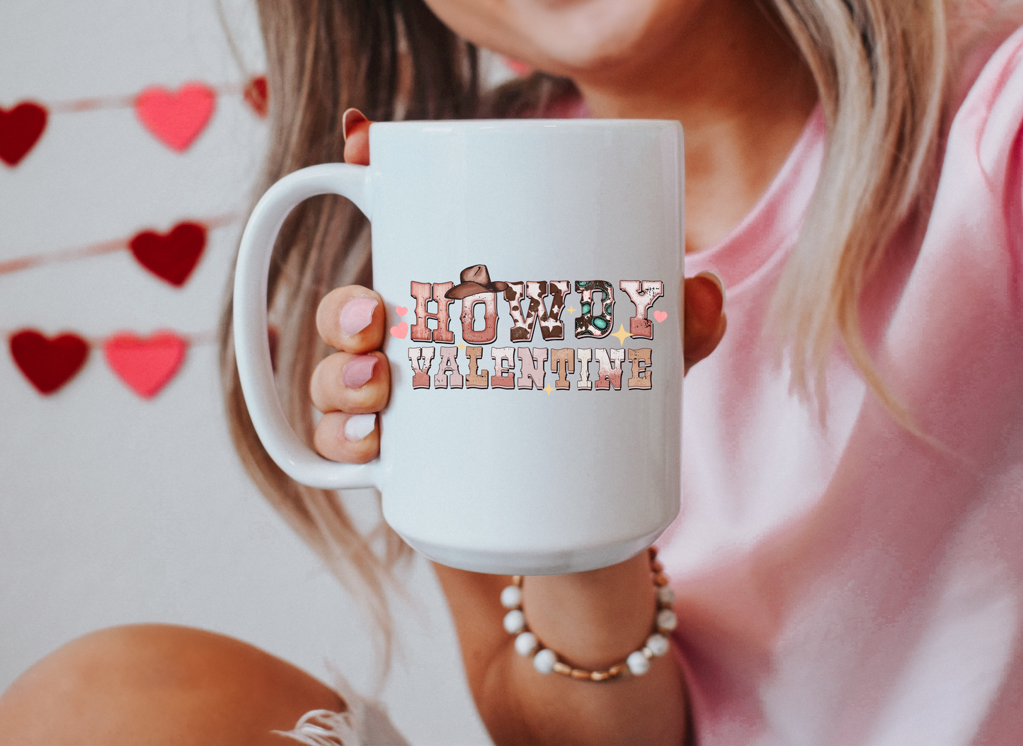 Western Howdy Valentine Mug