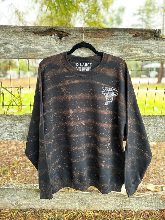 Custom Bleached Crewneck