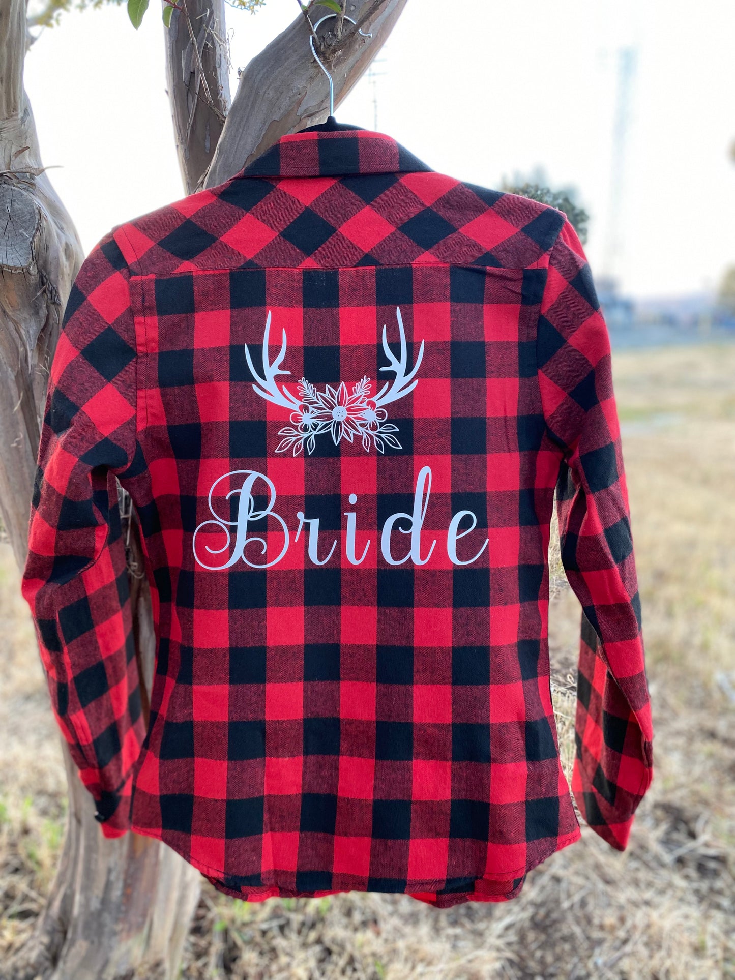 Bridal Party Custom Flannel