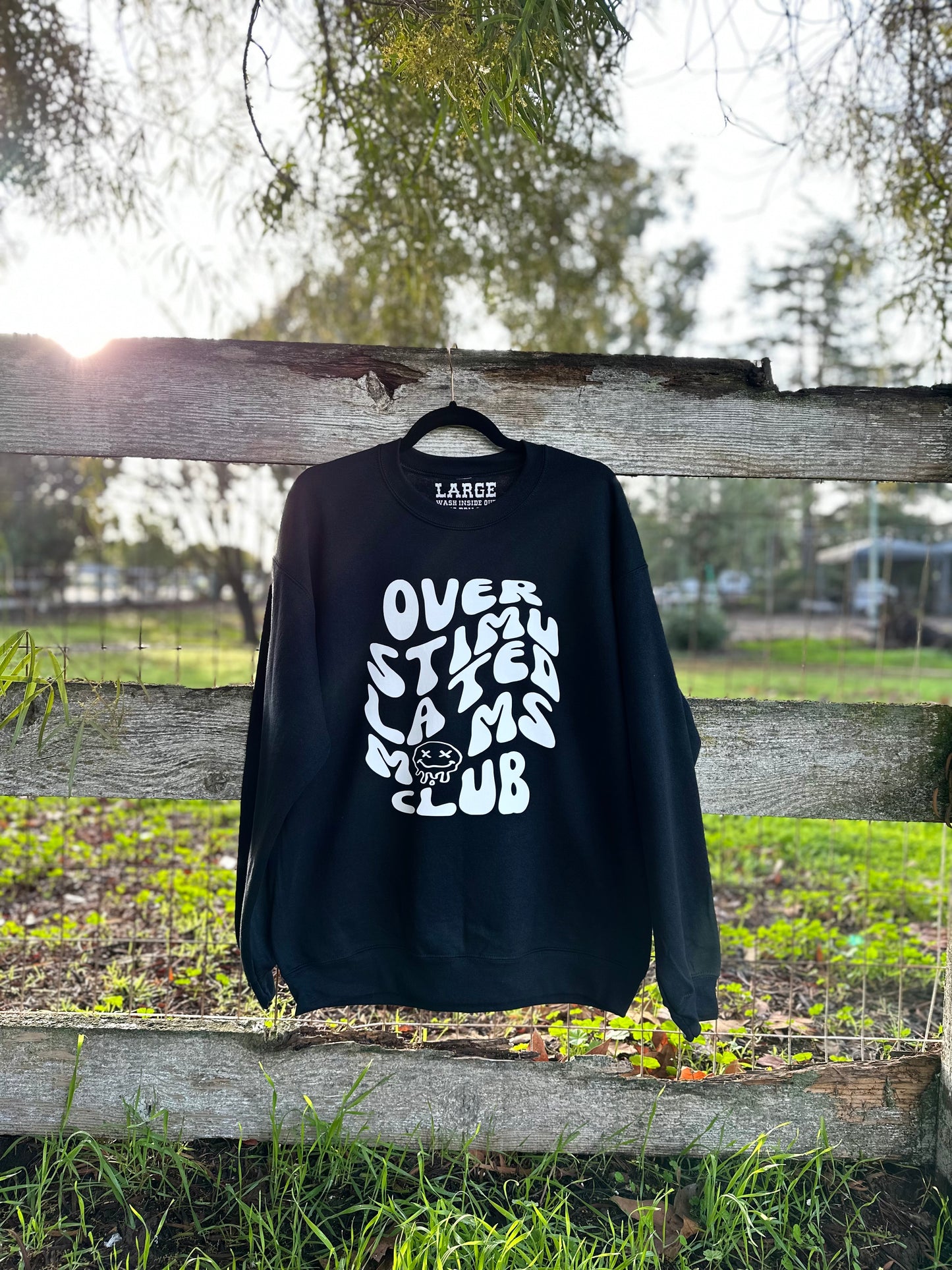 Overstimulated Moms Club Crewneck